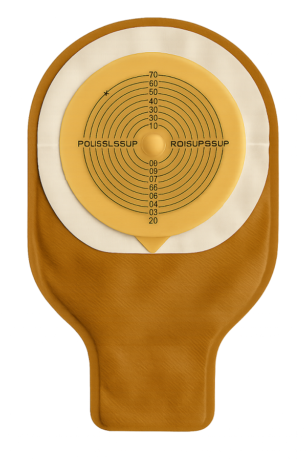 Калоприймач двокомпонентний (відкритий, непрозорий) 57 мм, з фільтром (20 шт/упак)